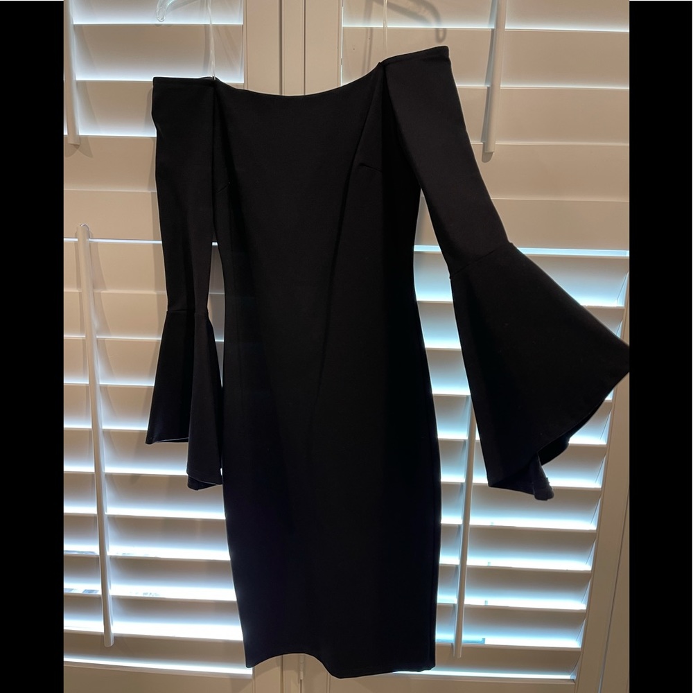 Zie black long sleeve dress - New